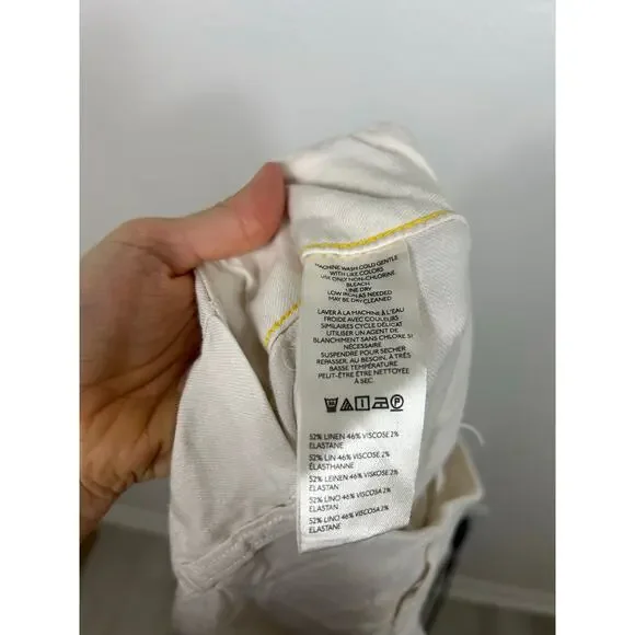 Maeve Cream Wide Leg Pants - Picture 6 of 11